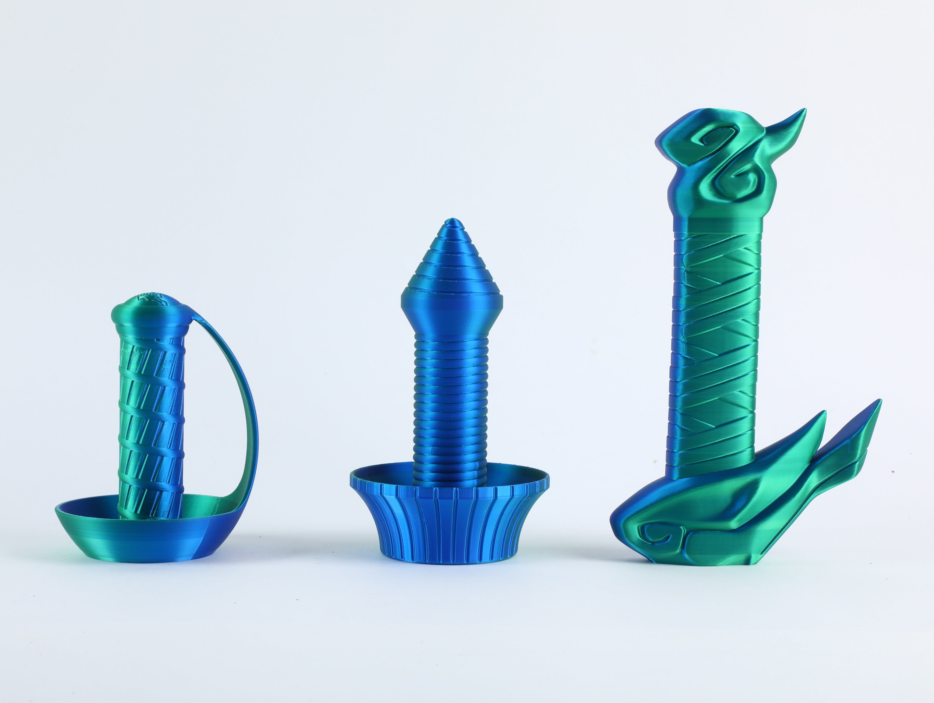 Sword Handles (3D Printed, PLA)