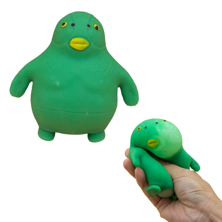 [230108] Combat Stress with Fun: Pocket-Sized Green Head Fish Toy