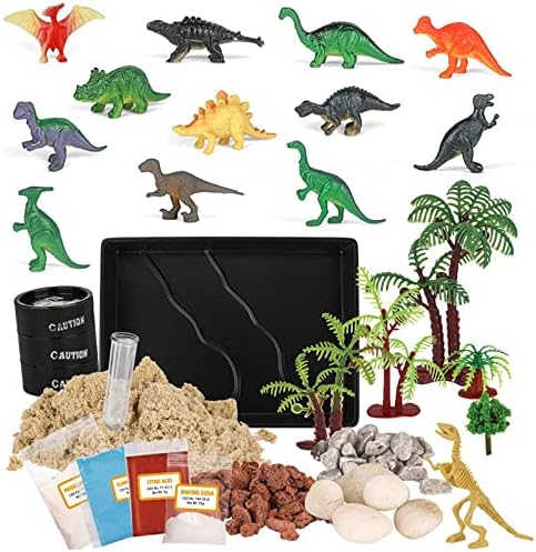Construya su propio kit de hábitat de dinosaurios: actividad educativa STEAM para niños mayores de 8 años | Crea, aprende y juega en un mundo prehistórico