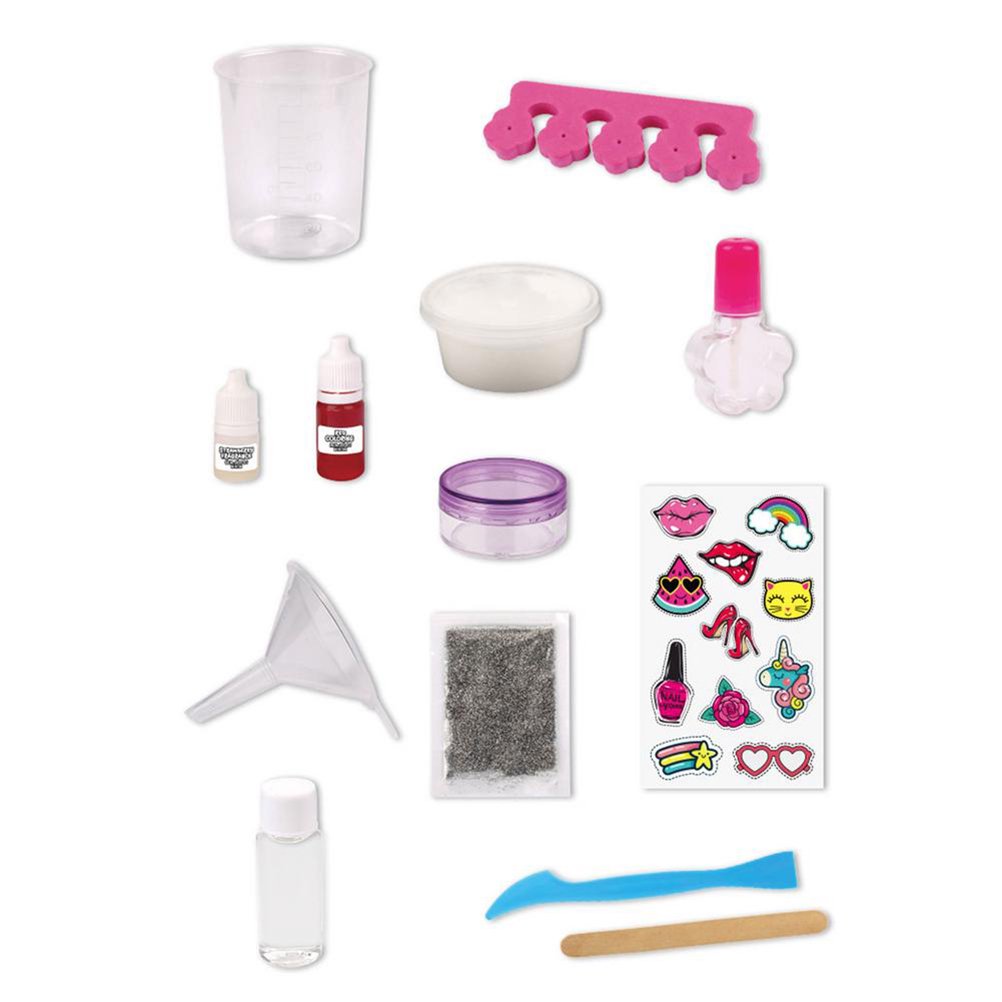 DIY Beauty Science Kit: Create Custom Nail Polish & Lip Balm - Fun & Educational Craft for Kids!