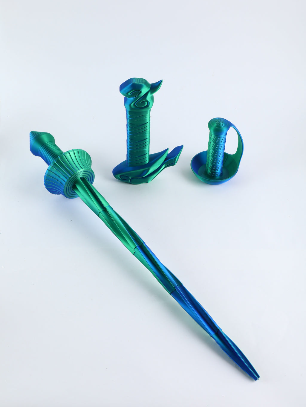 Sword Handles (3D Printed, PLA)