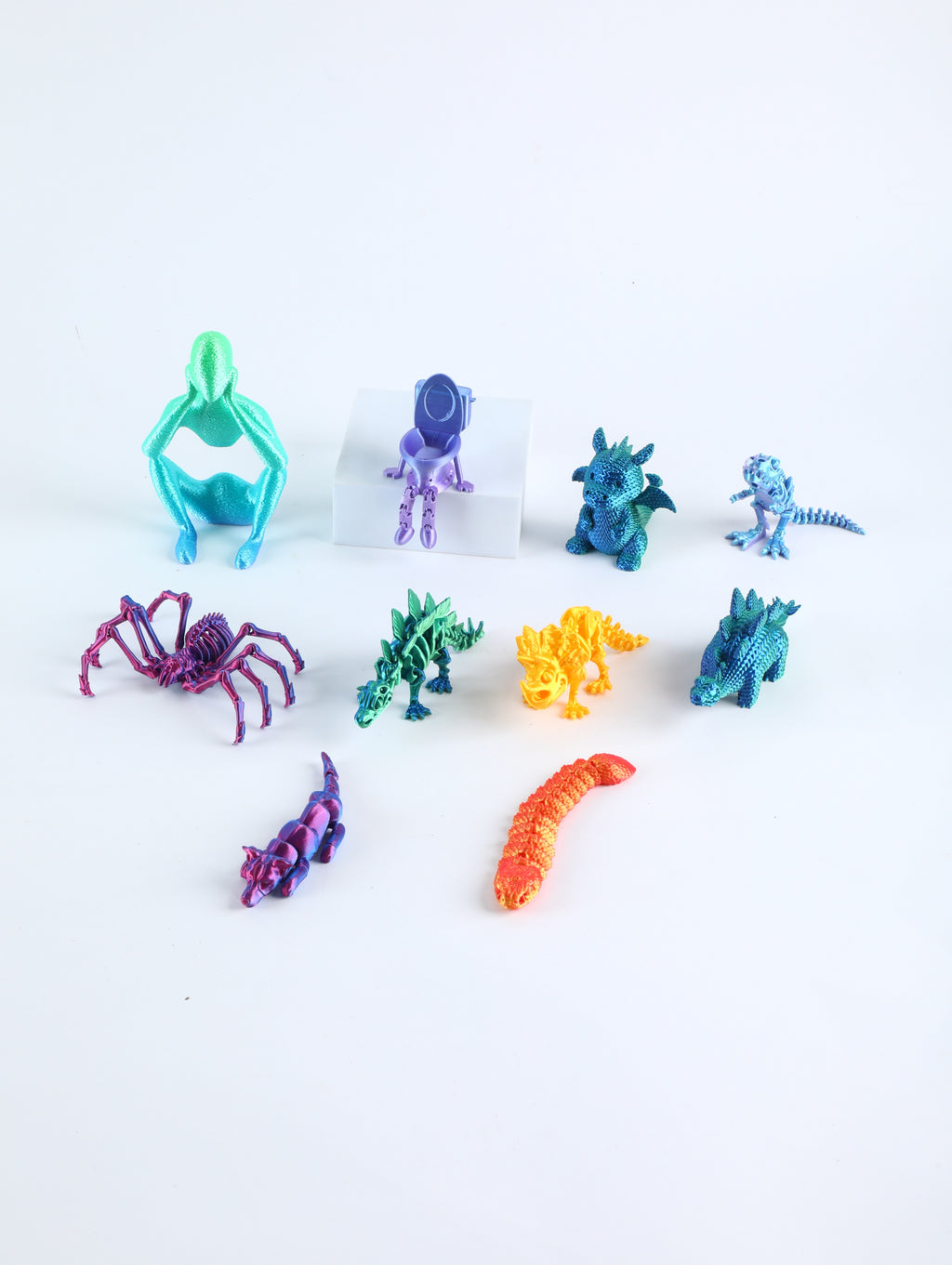 Toy Figure Collection (3D Printed, PLA)