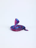 Coiled Cobra Figurine (3D Printed, PLA)