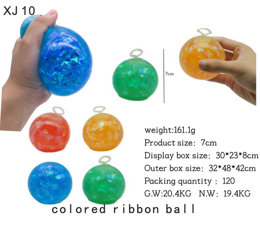 Colored Ribbon Ball