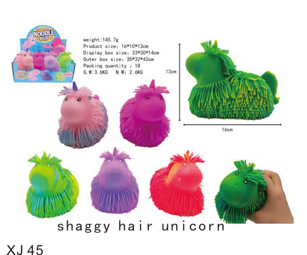 Shaggy Hair Unicorn