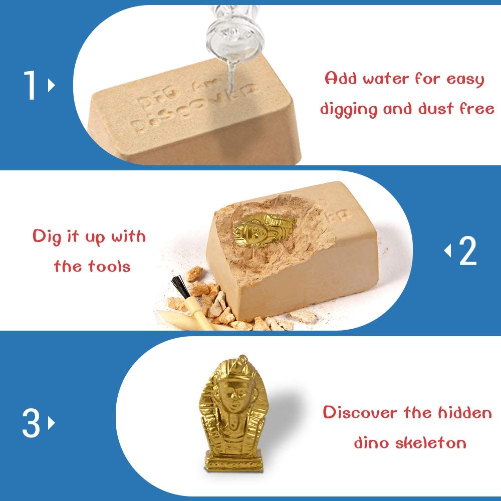 EDM060 - Six Box descubre los secretos del antiguo Egipto con el kit de excavación egipcio