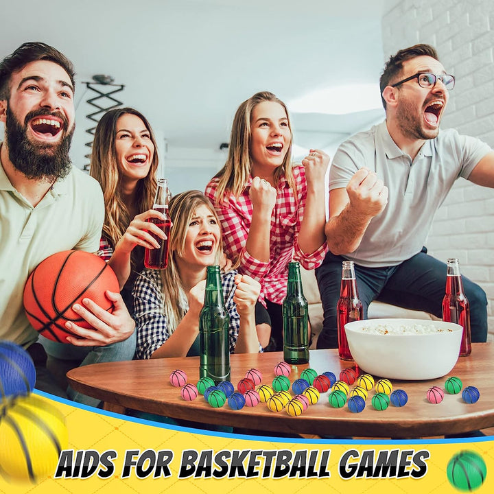 Bring the Fun and Relieve Your Stress with 100Pcs Mini Basketball Party Favors