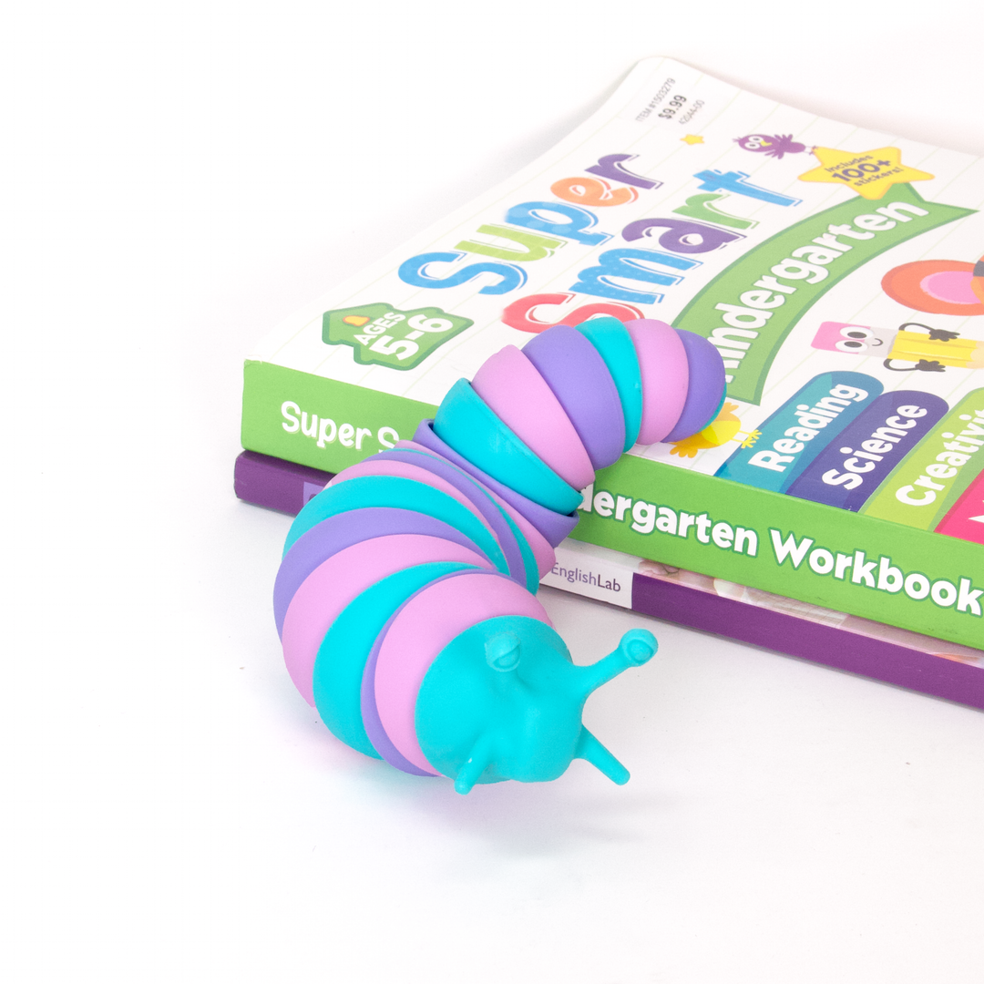Rainbow Twist: The 12-Pack Fidget Crawler Set – Sensory Play for Creative Minds