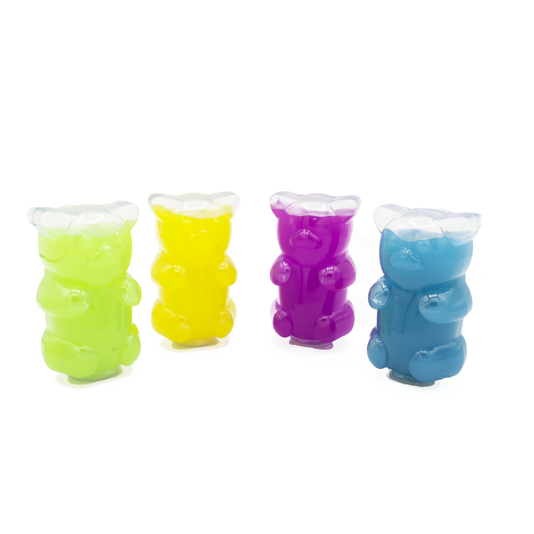 12 Pack 🐻✨ Gummy Bear Magic Slime - Squishy & Colorful Sensory Toys Pack 🌈✨