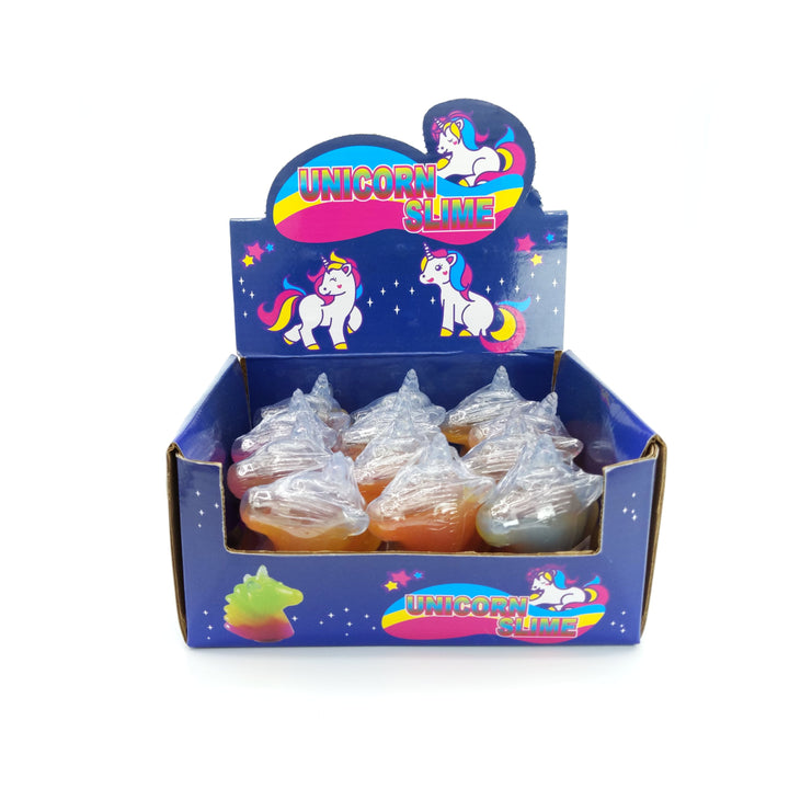 [Close Out 144Pcs] #10001 Magical Unicorn Glitter Slime: Stretchy and Fun Texture Sensory Toy for Kids' Play and Gifting