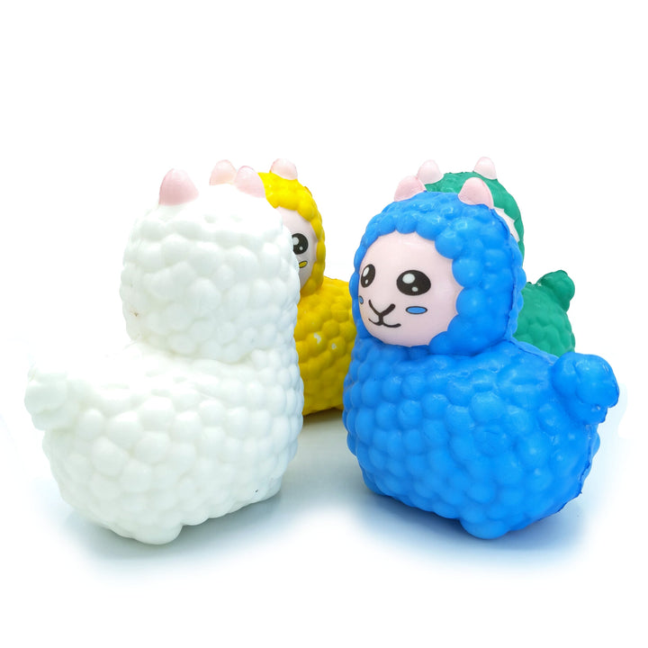 #10096 12Pcs Adorable Alpaca Slow-Rising Toy: Soft, Squishy, and Fragrant Fun for All Ages