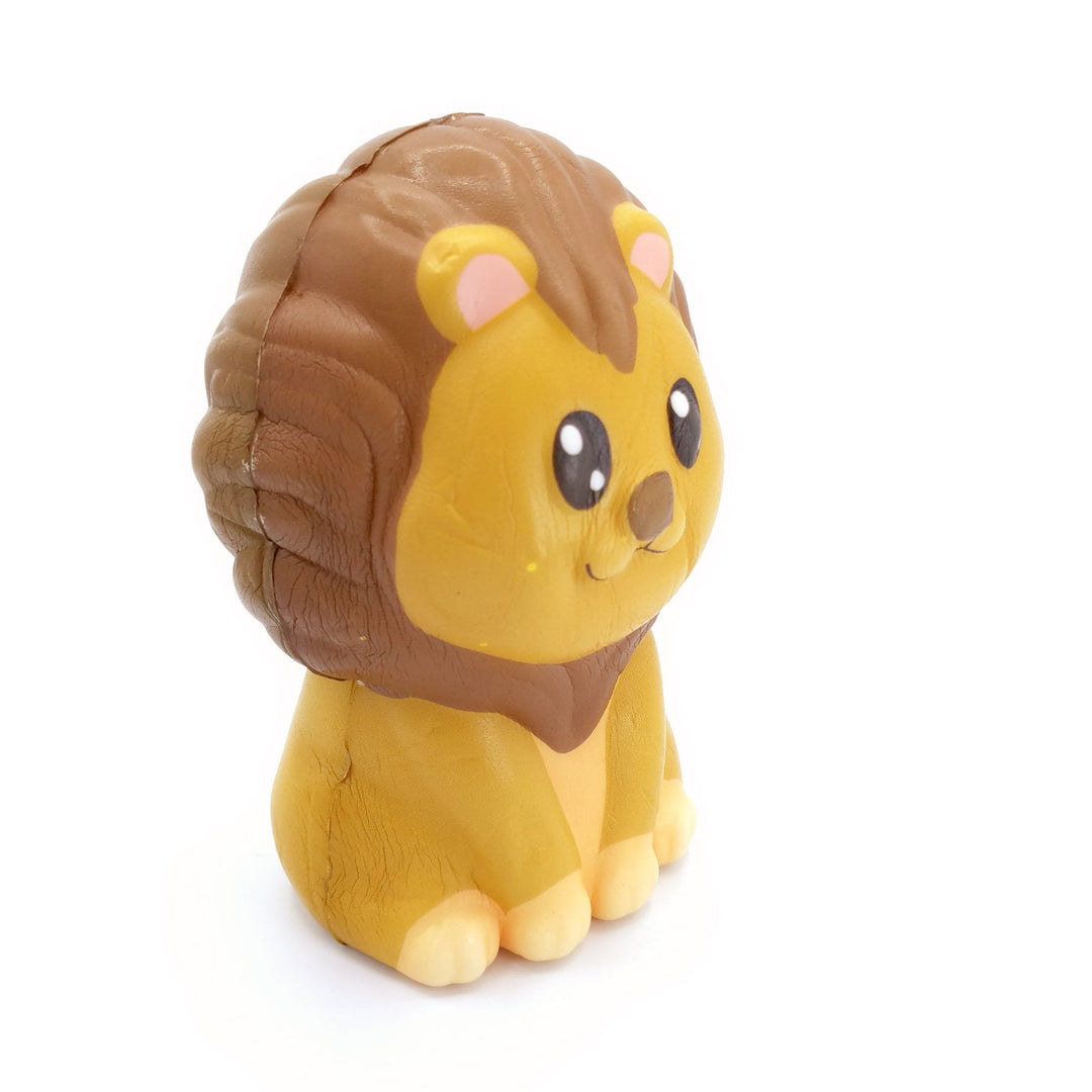 #10093 12Pcs Cute Little Lion Slow-Rising Squishy Toy - Stress Relief, Soft & Squeezable
