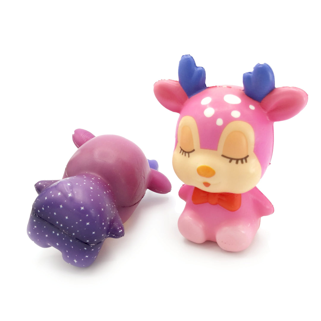 12 Pack 🦌 Adorable Kawaii Deer Slow Rising Squishies - Bulk Pack for Collectors and Retailers